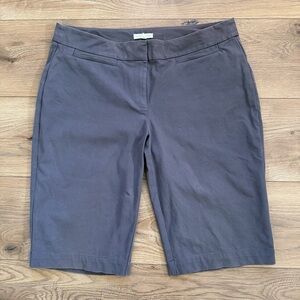 Eileen Fisher Organic Cotton Bermuda Shorts Medium